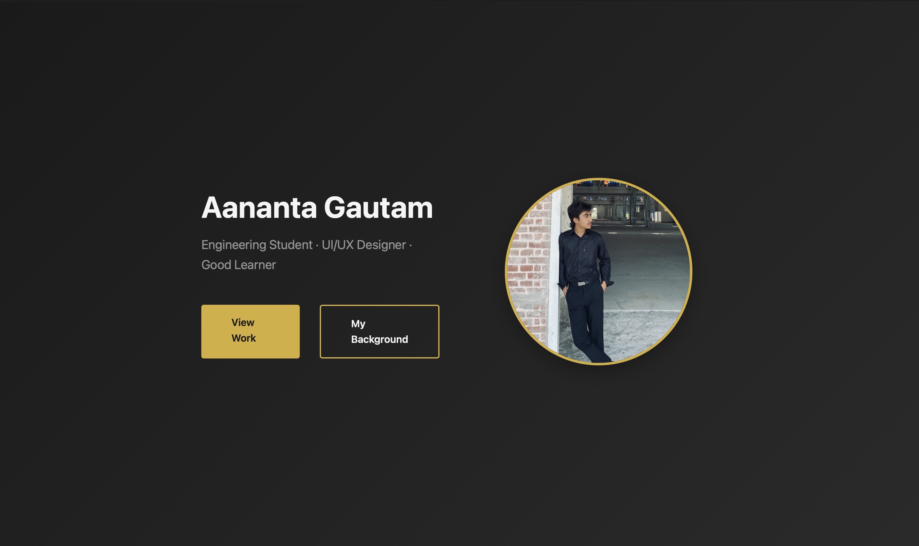 Personal Portfolio Website